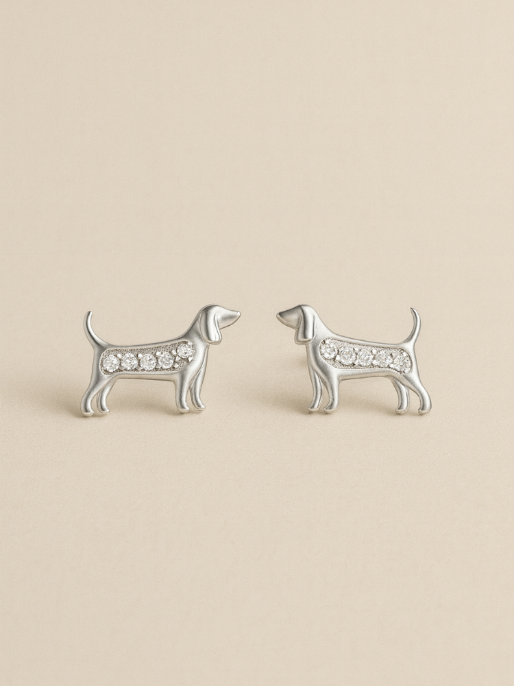 Faithful Pup Stud Earrings VIP