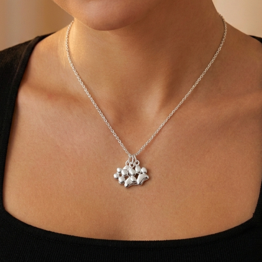 Free Triple Paw Necklace