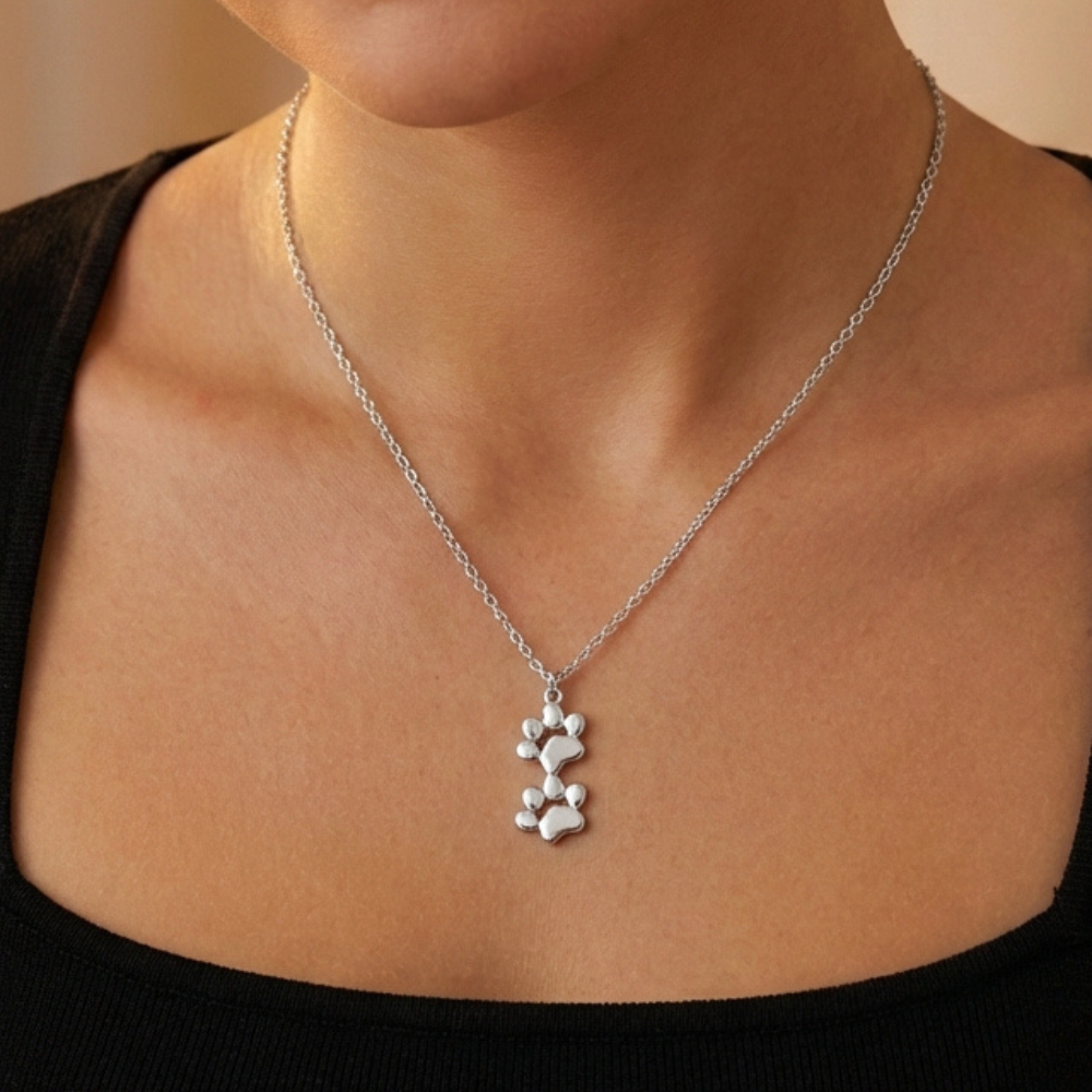 Free Double Stack Paw Necklace