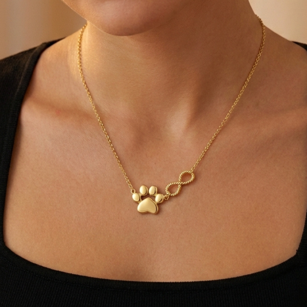 Free Infinity Paw Necklace