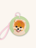 Pomeranian Sweetheart Embroidered Charm