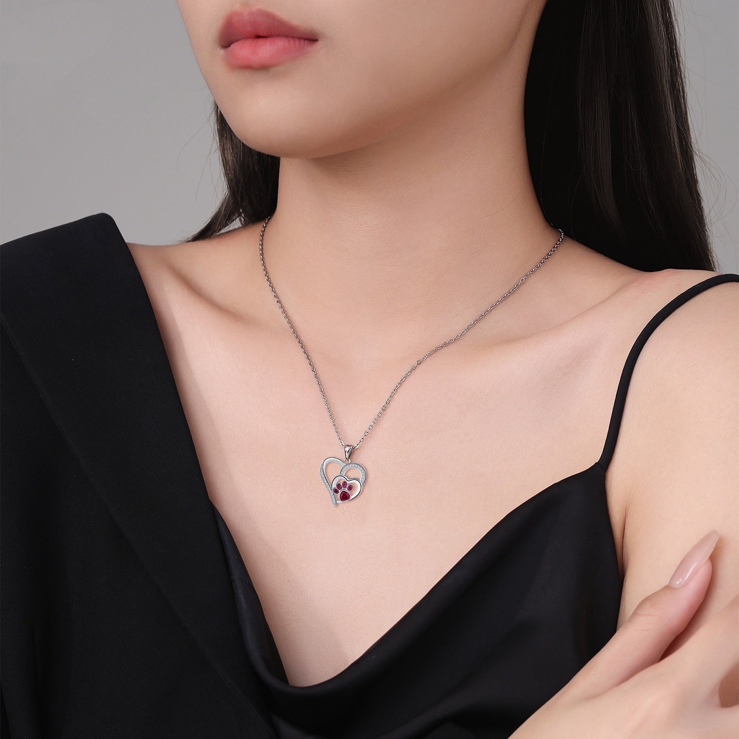 Cute Paw Print Necklace VIP