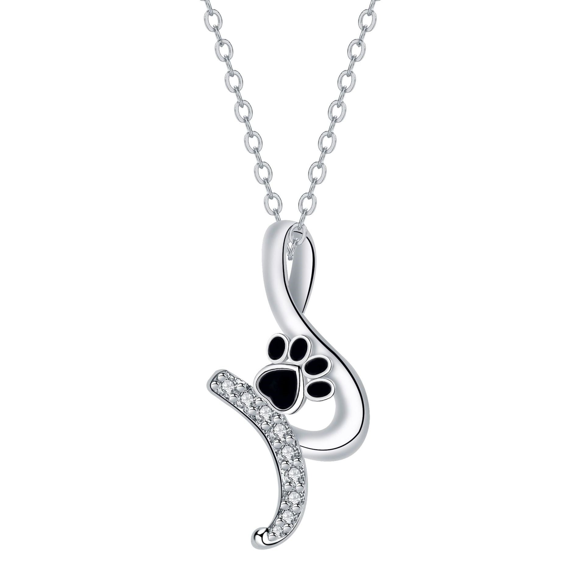 Cute Paw Print Pendant Necklace VIP