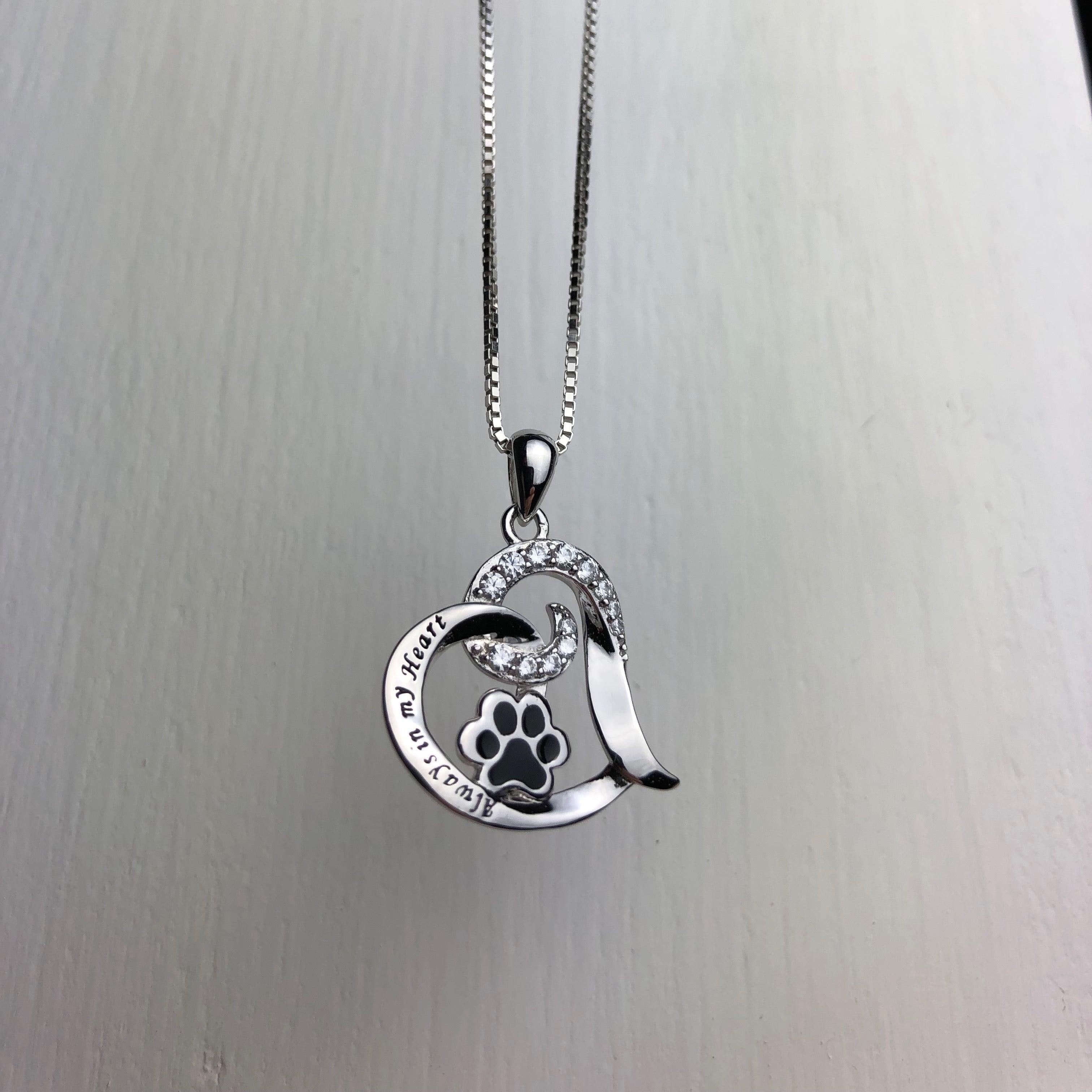 Elegant Dog Memorial Necklace – Stainless Steel VIP