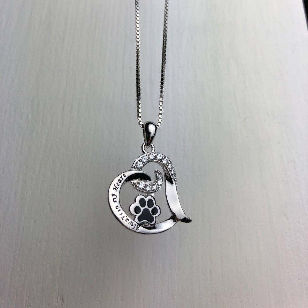 Elegant Dog Memorial Necklace – Stainless Steel