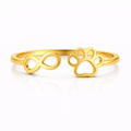 Infinity Paw Adjustable Ring