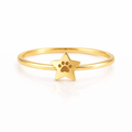 Dog Paw Print Ring