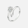 925 Sterling Silver Adjustable Ring – Hand and Paw Print Design VIP