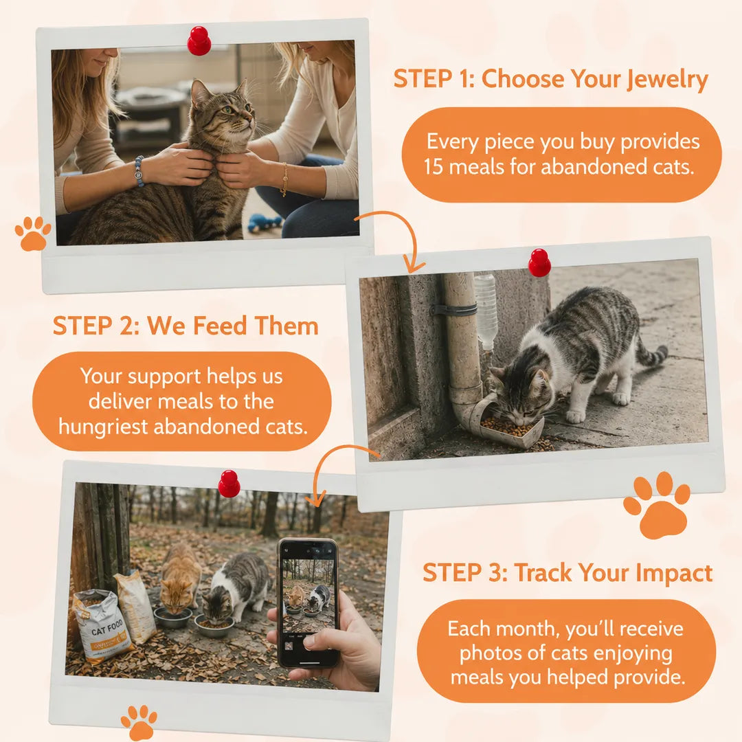 Cat Free Auburn Paw Bracelet