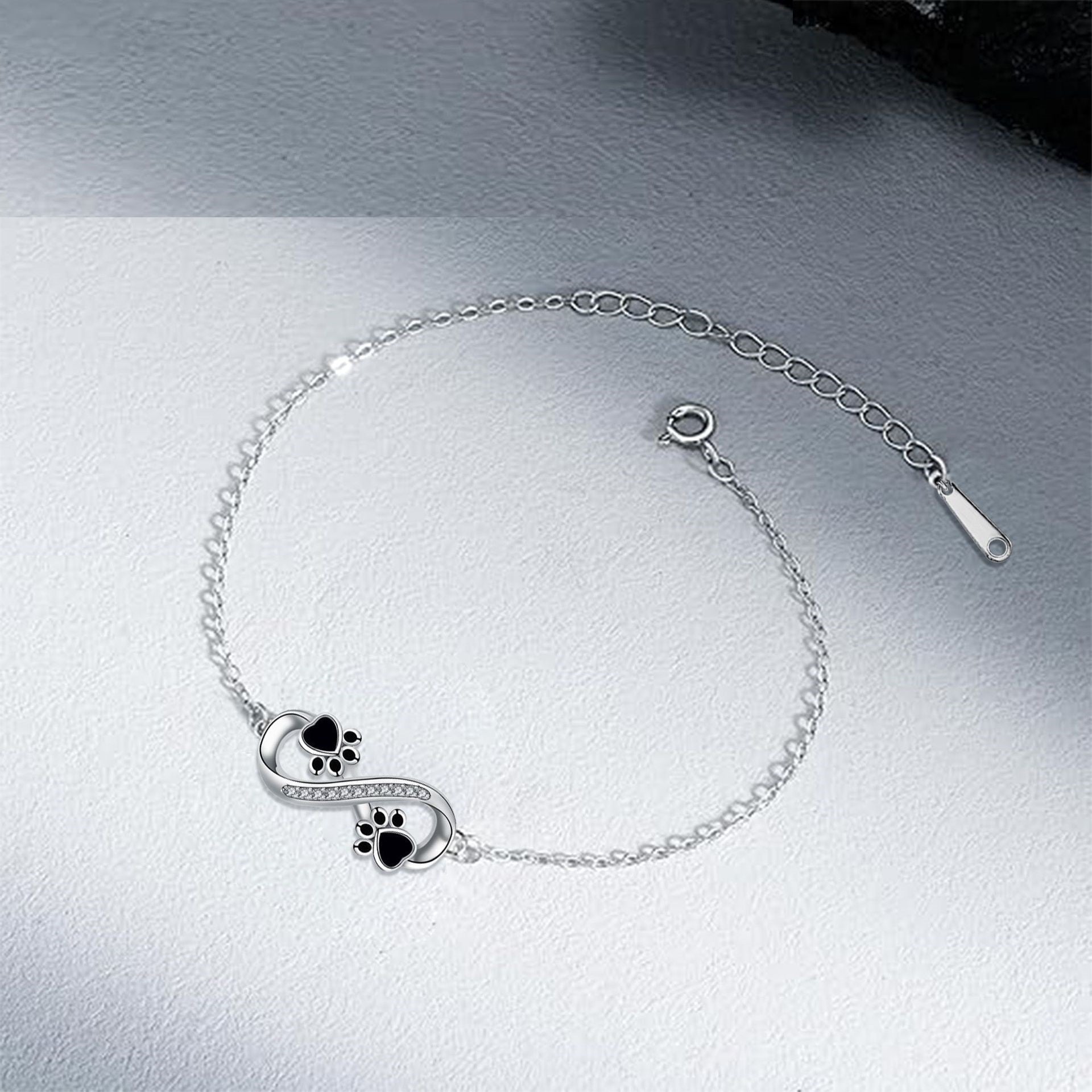 Infinity Paw Bracelet