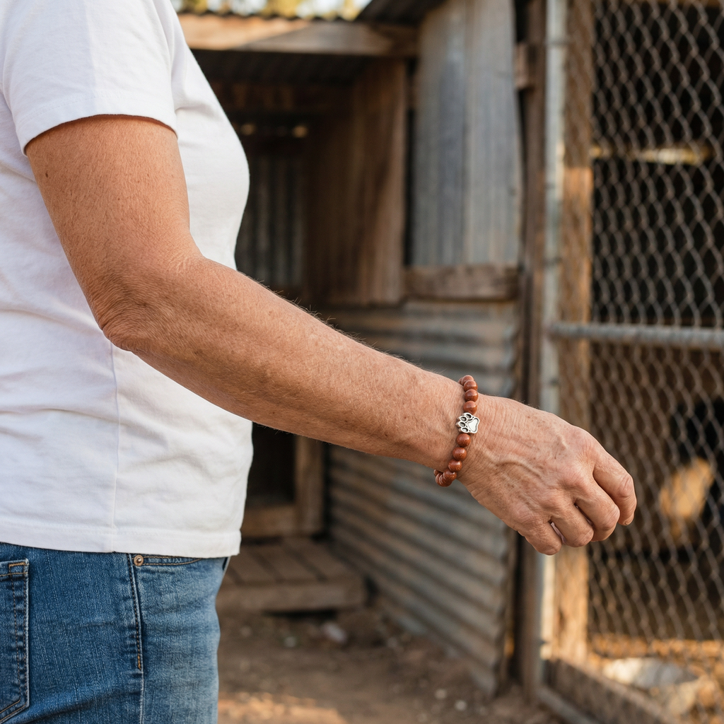 Cat Free Auburn Paw Bracelet