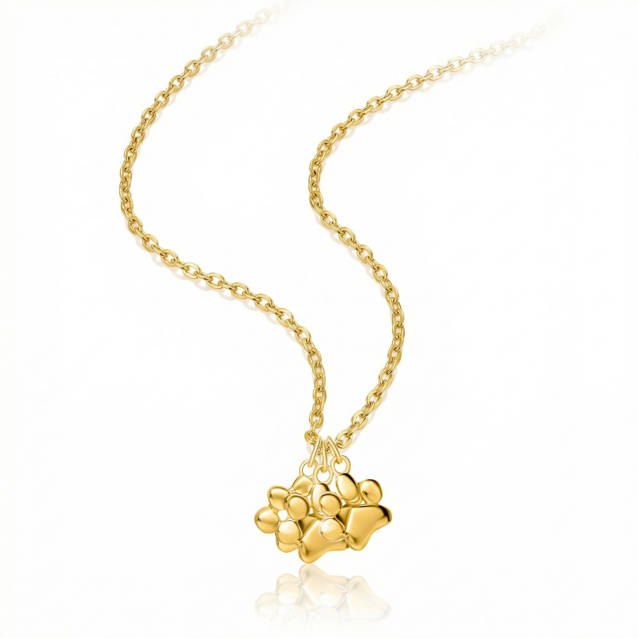 Free Triple Paw Necklace