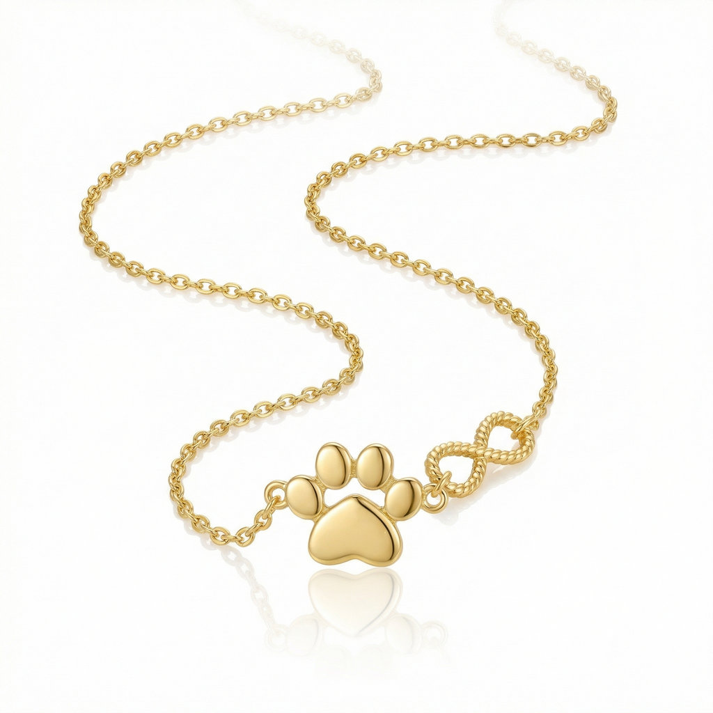 Free Infinity Paw Necklace