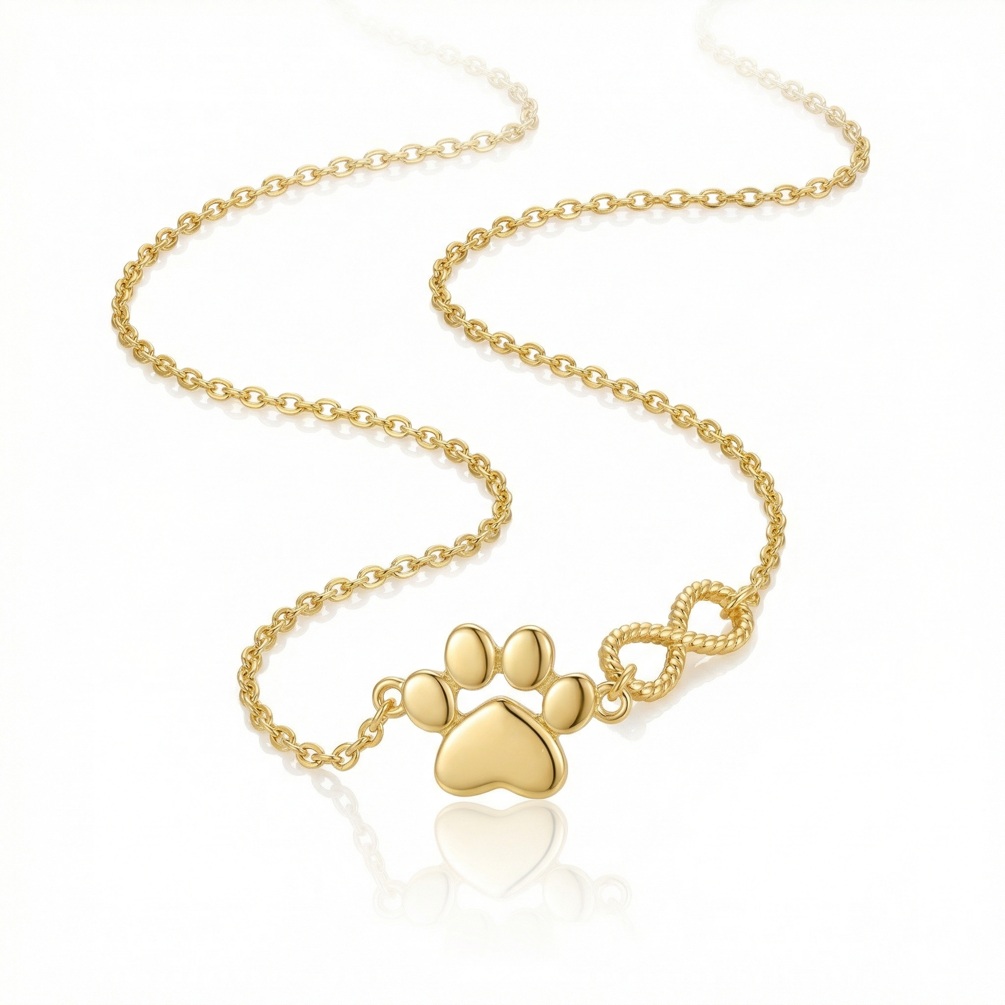 Free Infinity Paw Necklace