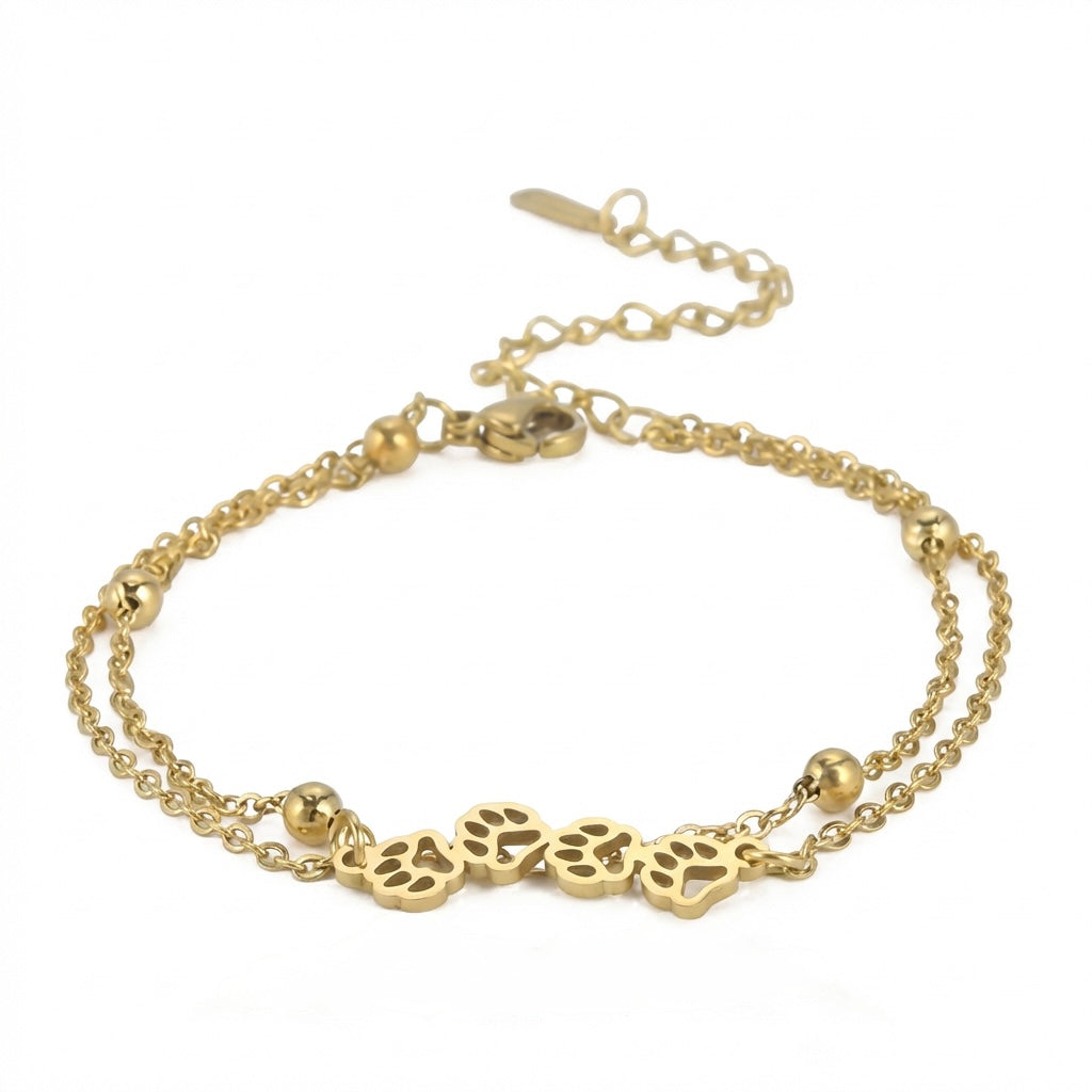 Cat Free Layered Bond Bracelet