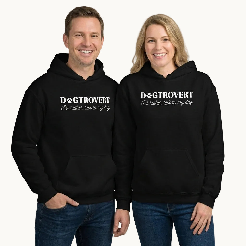 Dogtrovert I'd Rather Talk to My Dog Unisex Hoodie