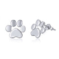 925 Sterling Silver Pawprint Earring