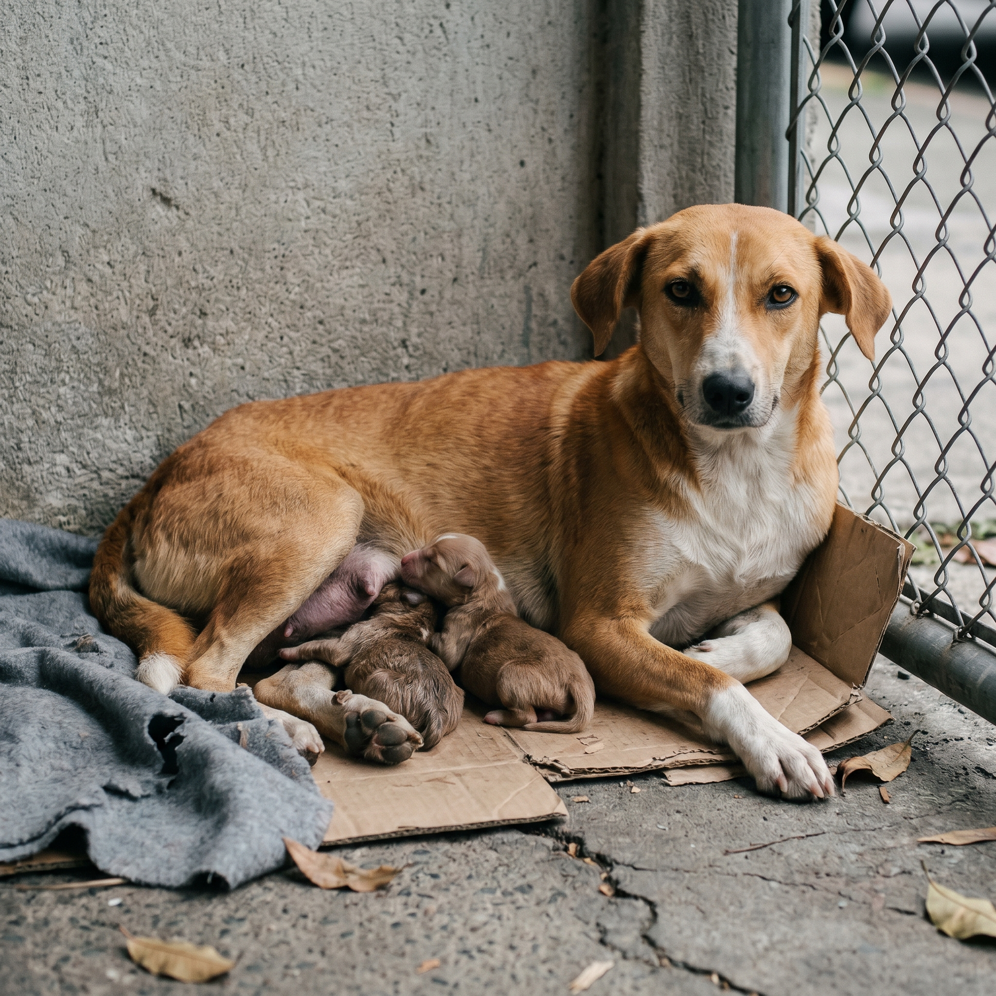 Your $9 supports Bella and her newborn puppies 🐾