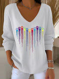Casual Dog Knit Top