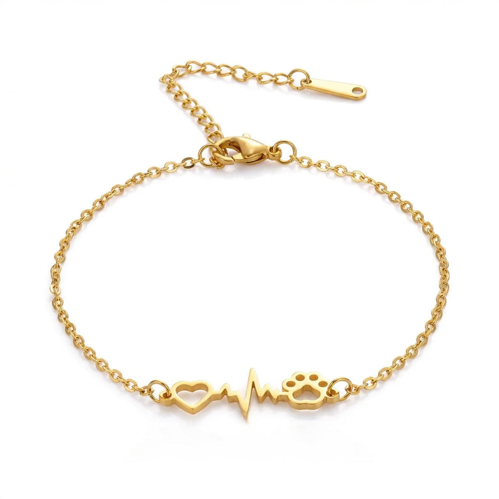 Cat Free Lifeline Heart Bracelet