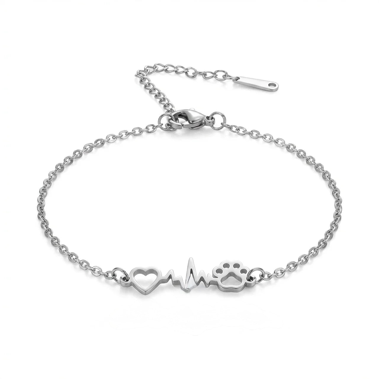 Cat Free Lifeline Heart Bracelet