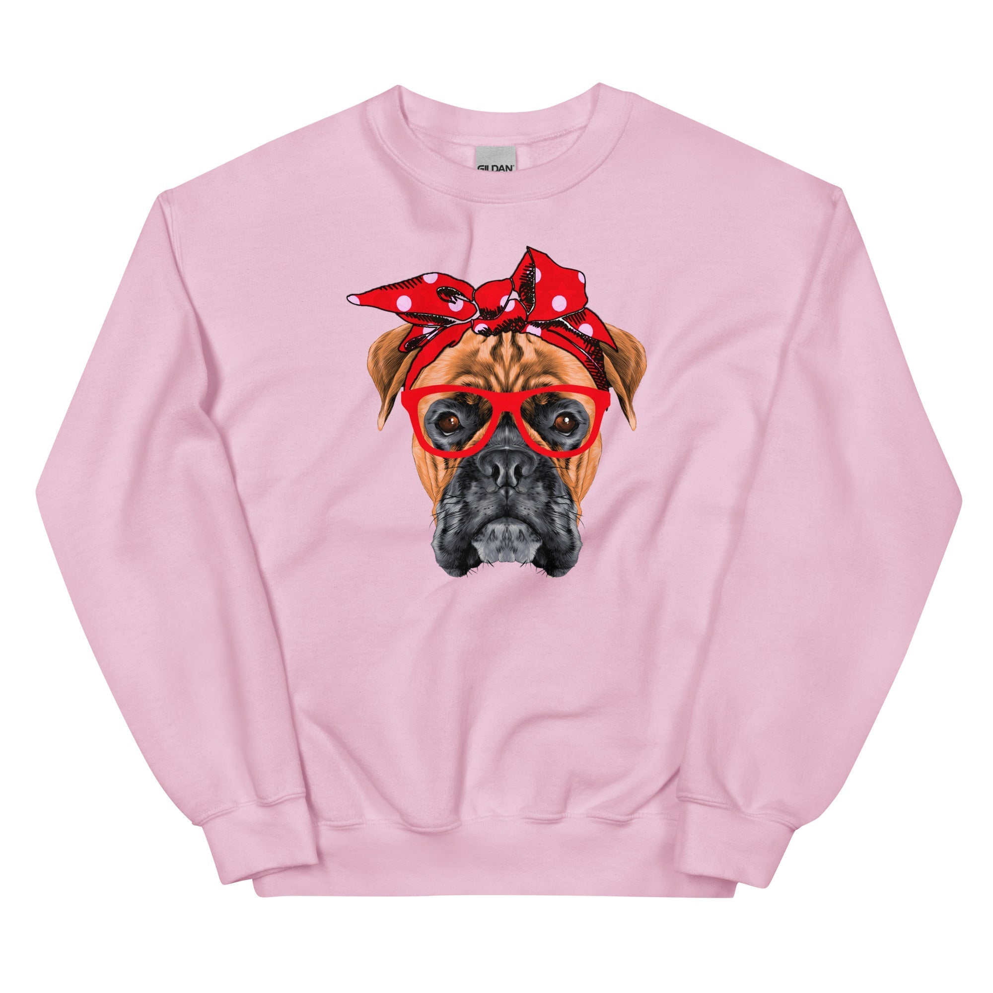 Boxer Mom Cute Face Unisex Sweatshirt
