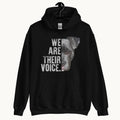 We are Their Voice Dog Rescue Hoodie