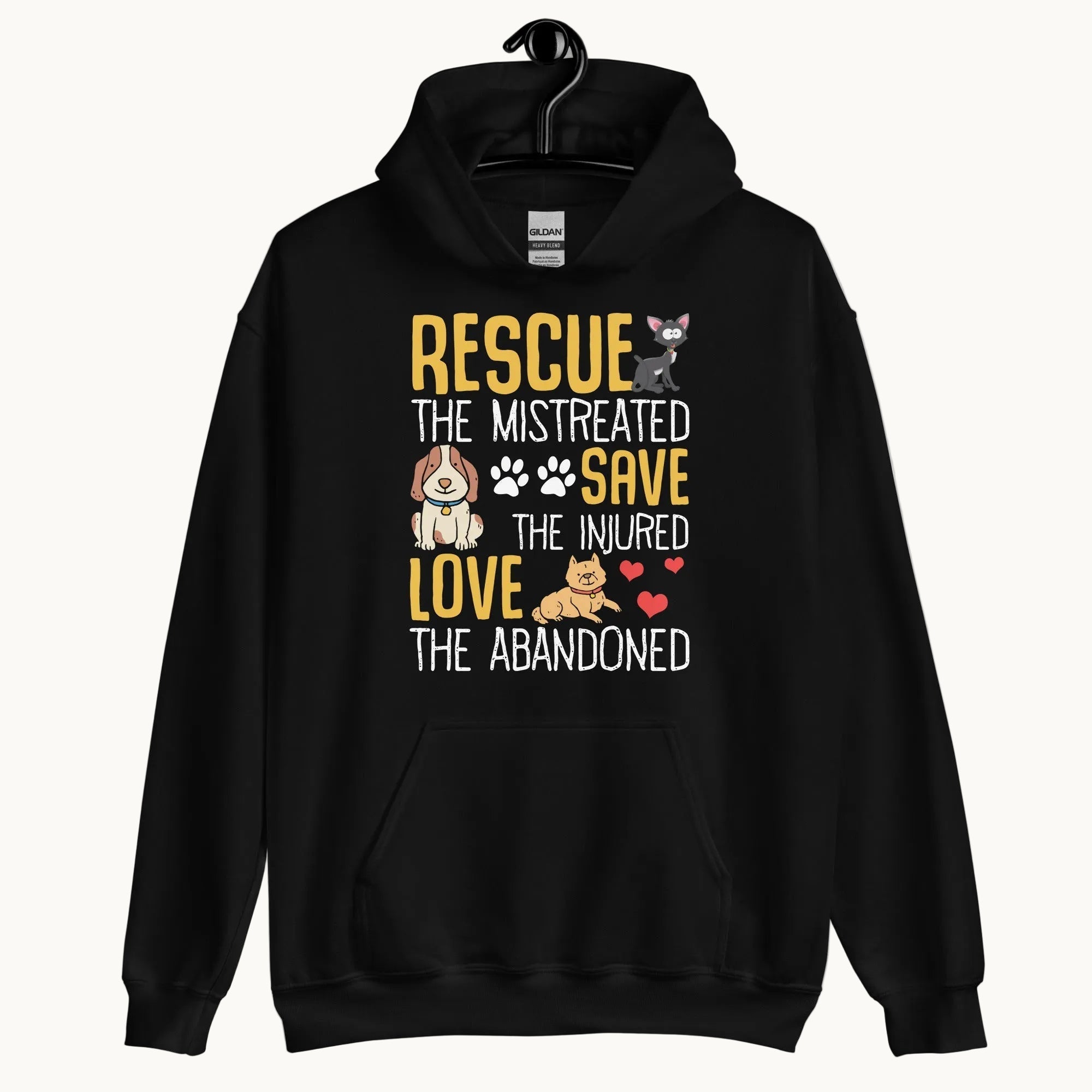 Rescue Save Love Hoodie