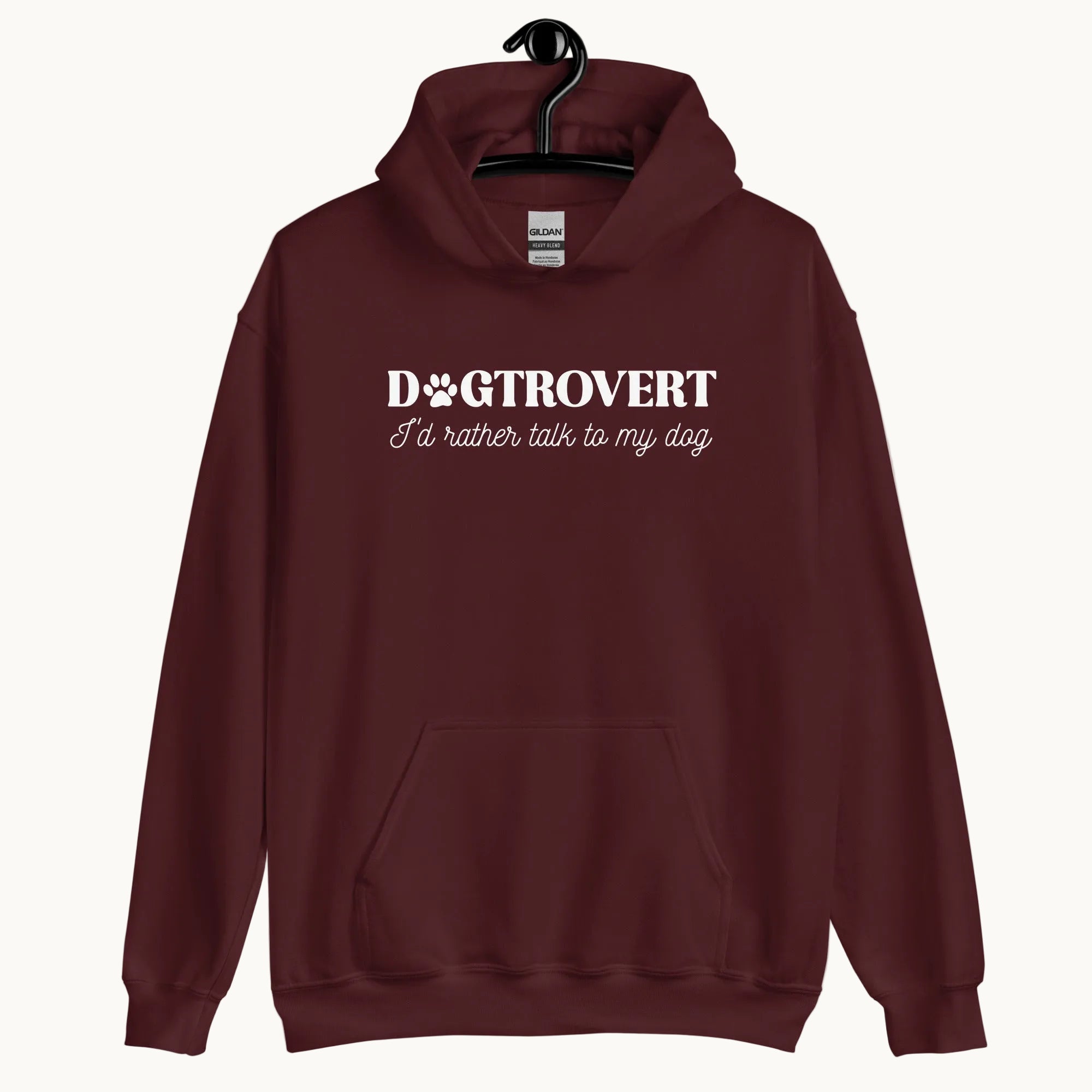 Dogtrovert I'd Rather Talk to My Dog Unisex Hoodie