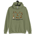 Spread Peace Not Hate Yoga Dogs Unisex Hoodie