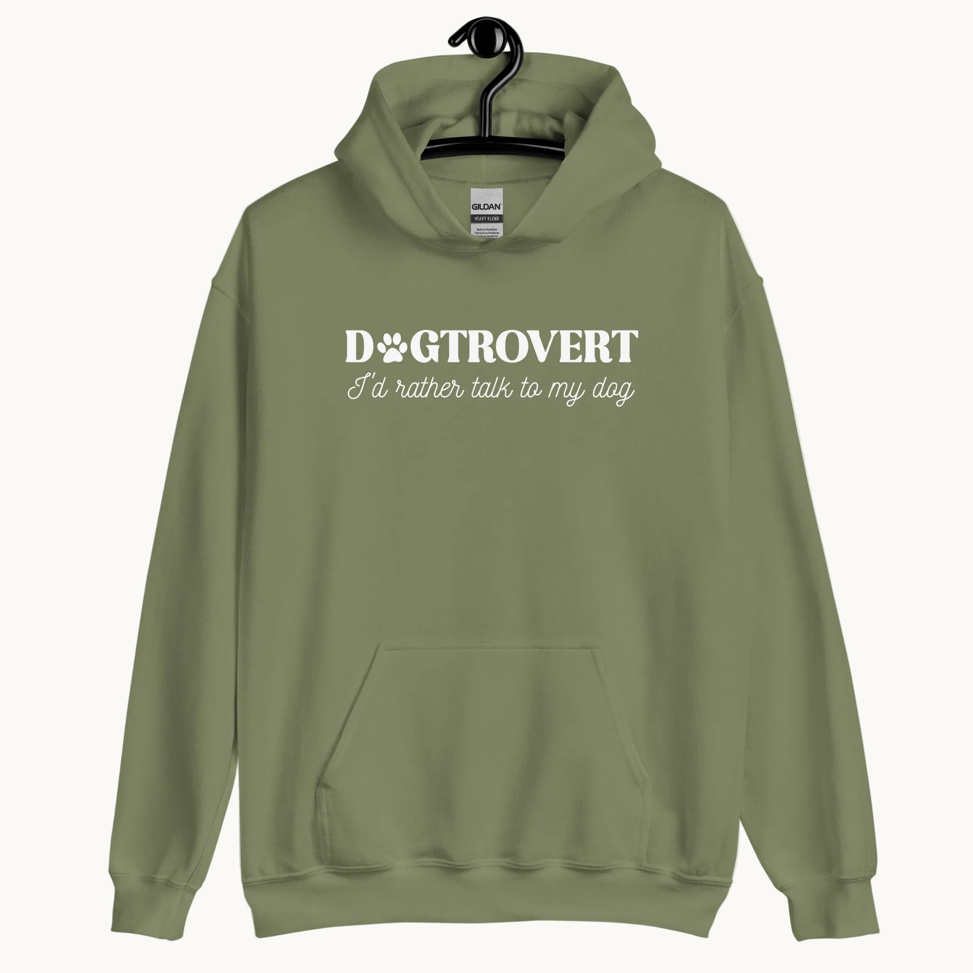Dogtrovert I'd Rather Talk to My Dog Unisex Hoodie