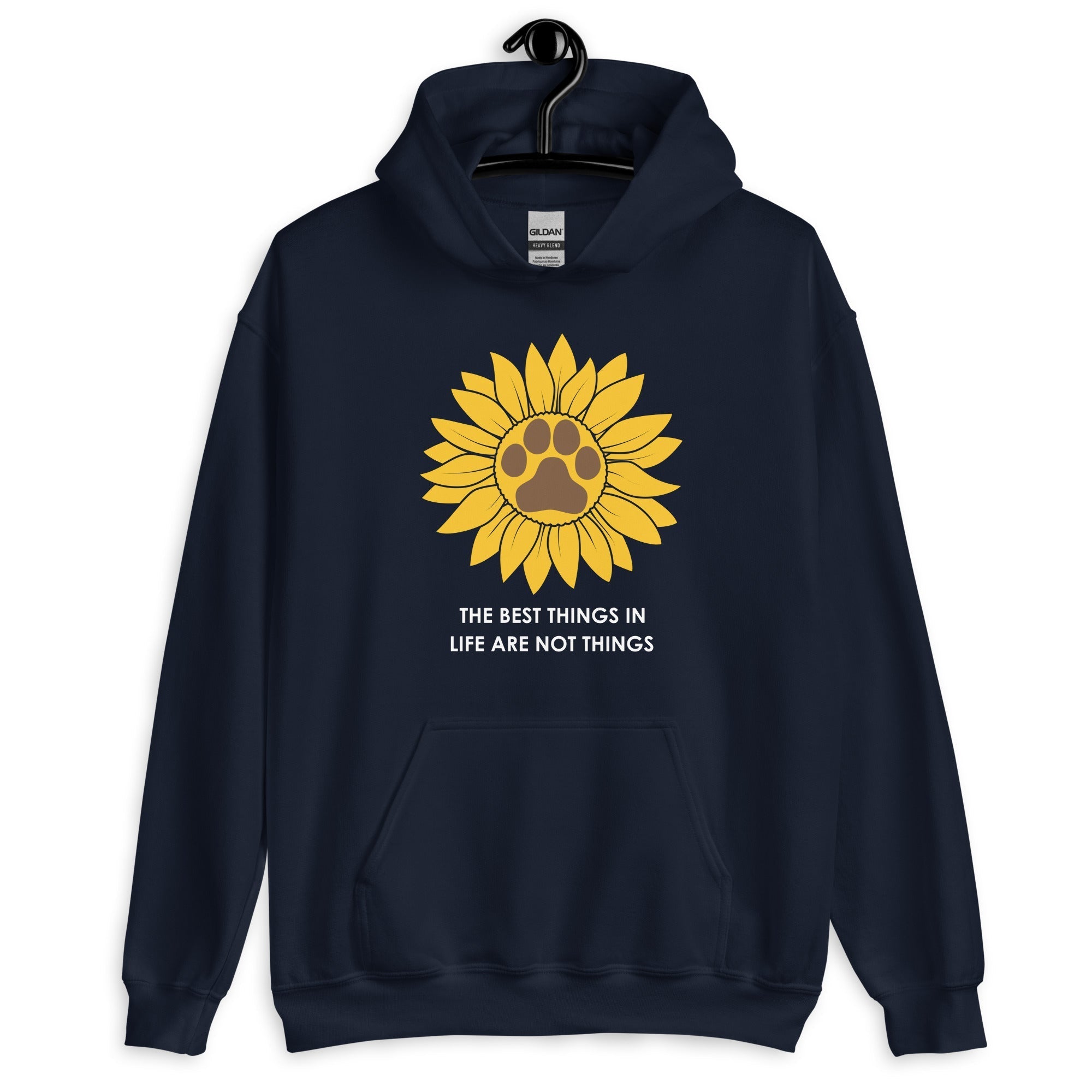 The Best Things in Life are Not Things Dog Lovers Hoodie