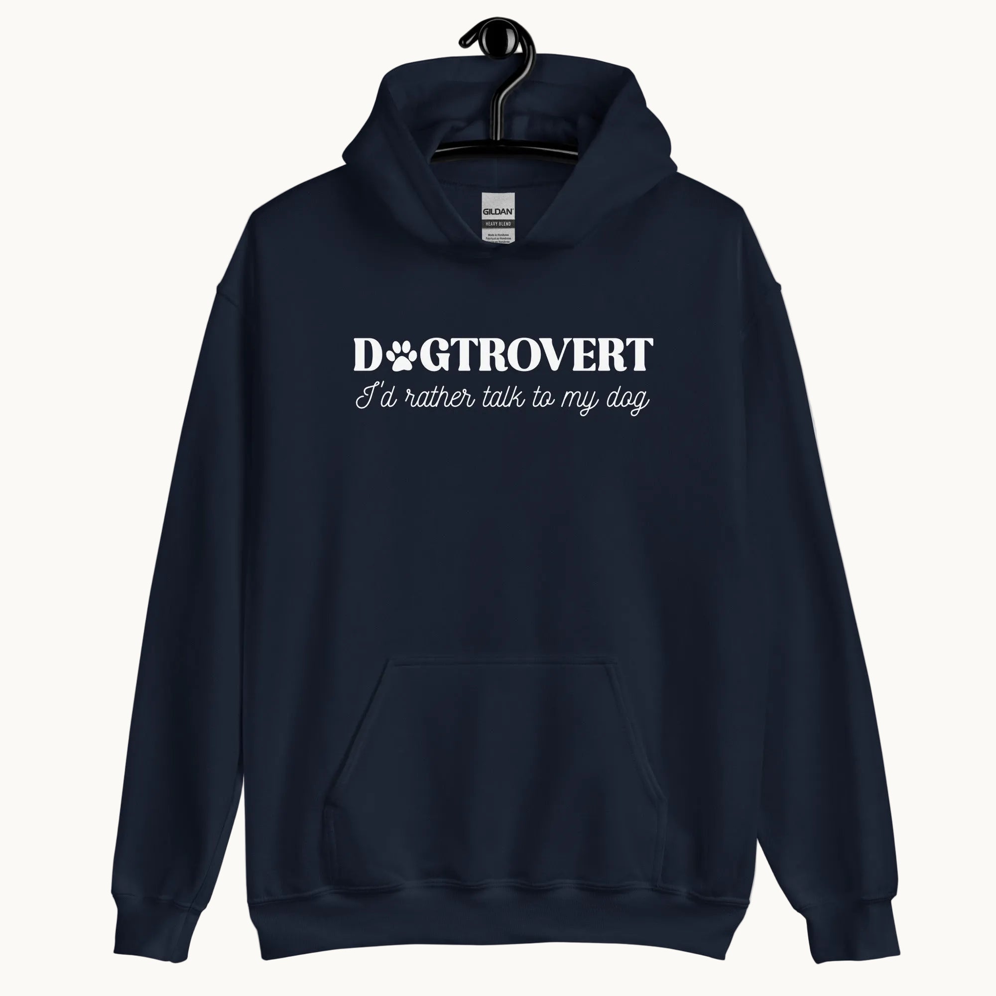 Dogtrovert I'd Rather Talk to My Dog Unisex Hoodie